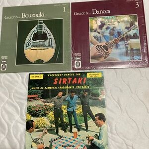 3 Greek dance music LP vinyls